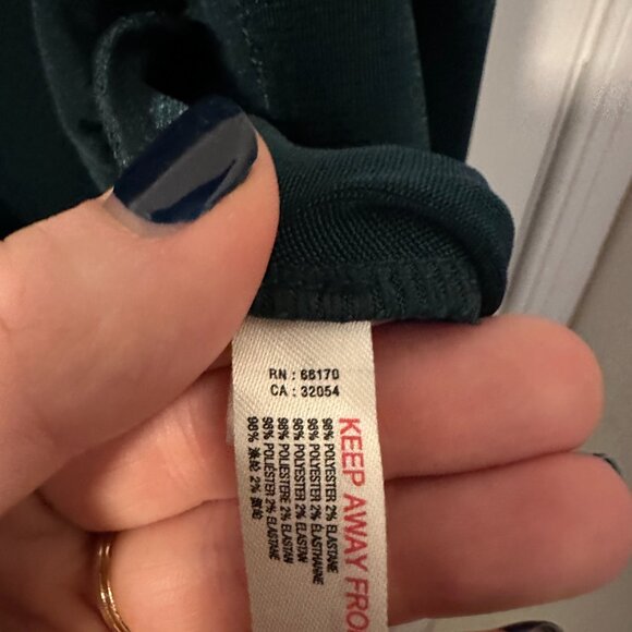 Free People Intimately Turnt Bodysuit in Green Pine Size Medium - Picture 8 of 8